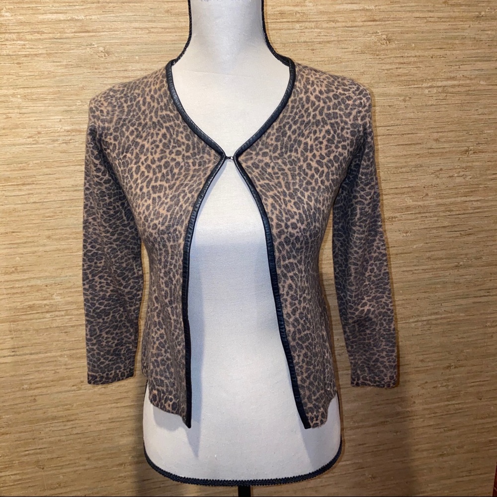 Leopard print blouse